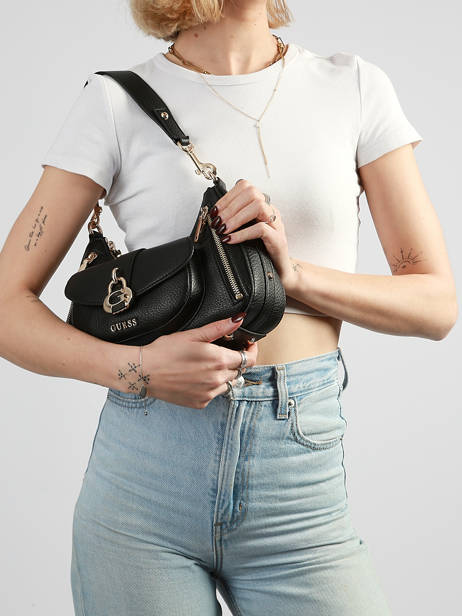 Schoudertas Jessa Guess Zwart jessa BG836218 ander zicht 1