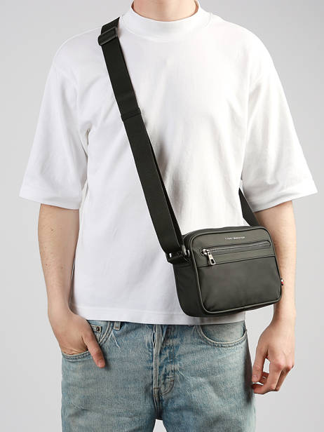 Cross Body Tas Tommy hilfiger Zwart th repreve AM14152 ander zicht 1