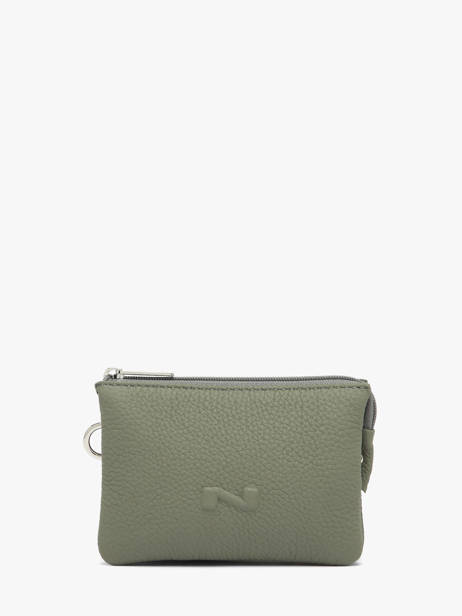 Portemonnee 2 Compartimenten Original N Leder Nathan baume Groen original n 302N