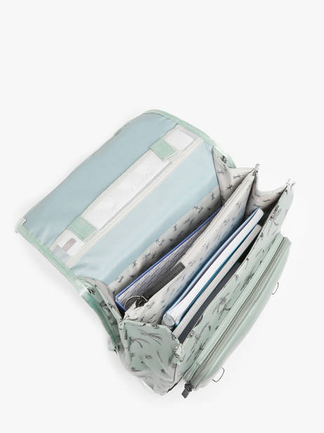 Rugzak 3 Compartimenten Cameleon Groen vintage north PBVWSD39 ander zicht 3