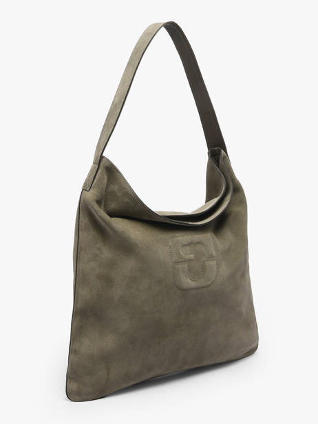 Schoudertas Folk Lady Leder Gerard darel Groen folk lady DDS72407 ander zicht 1