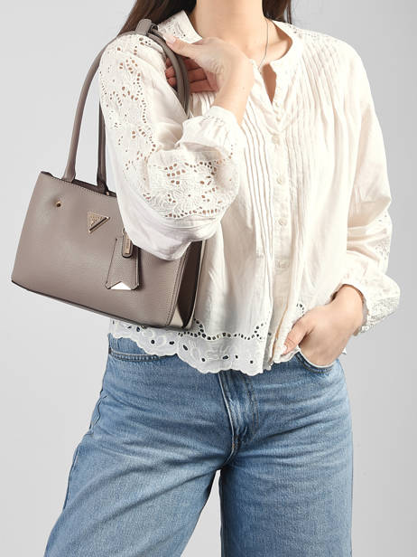 Schoudertas Meridian Polyurethaan Guess Grijs meridian BG697409 ander zicht 1