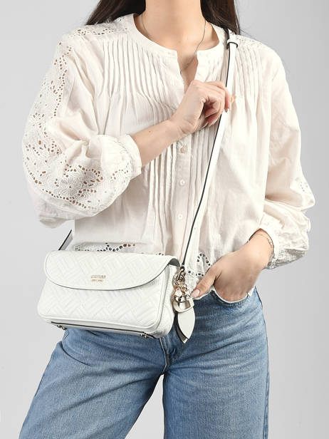 Cross Body Tas Sally Polyurethaan Guess Wit sally QG992121 ander zicht 1