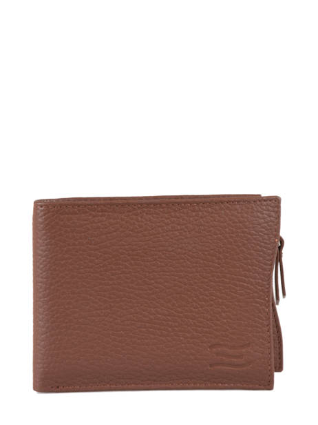 Portefeuille Leder Crinkles Bruin caviar 14260