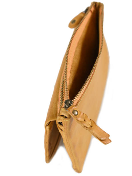 Portefeuille Heritage Leder Biba Geel heritage KA4 ander zicht 2