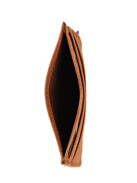 Kaarthouder 4 Vakjes Etincelle Nubuck Leder Etrier Bruin etincelle nubuck EETN011 ander zicht 1