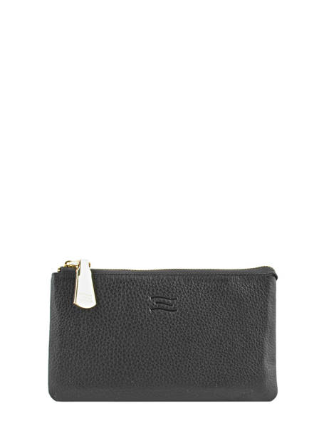 Portefeuille Caviar Leder Crinkles Grijs caviar 14196