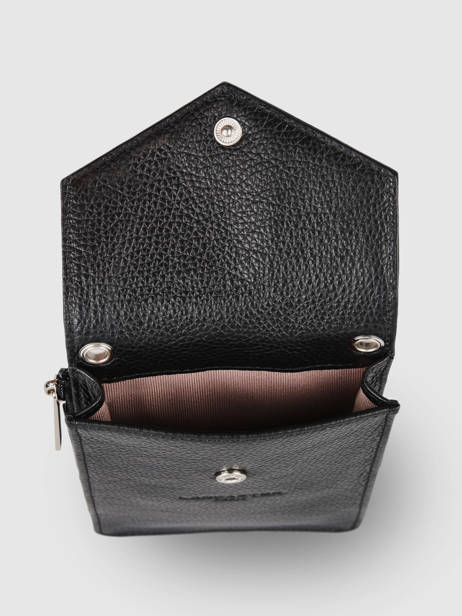 Telefoontasje Foulonné Pia Leder Lancaster Zwart foulonne pm 27 ander zicht 2