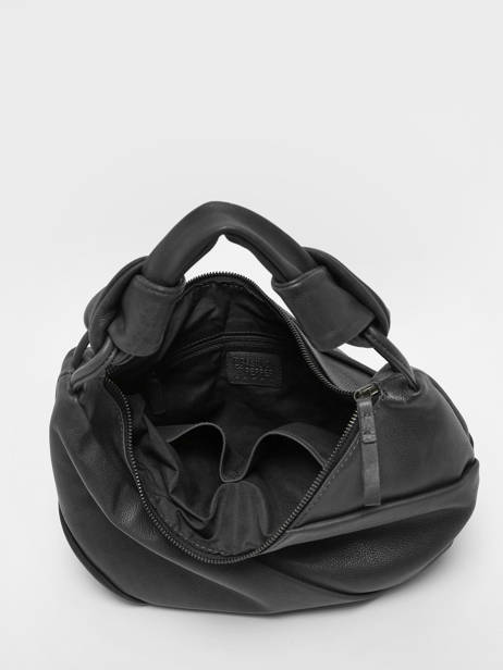 Schoudertas Stockholm Leder Basilic pepper Zwart stockolm BSTO01 ander zicht 3